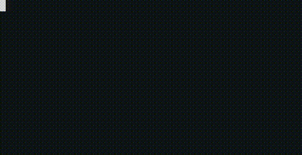 Figure 13: A simple terminal based tic tac toe game (animation works only in an HTML document).